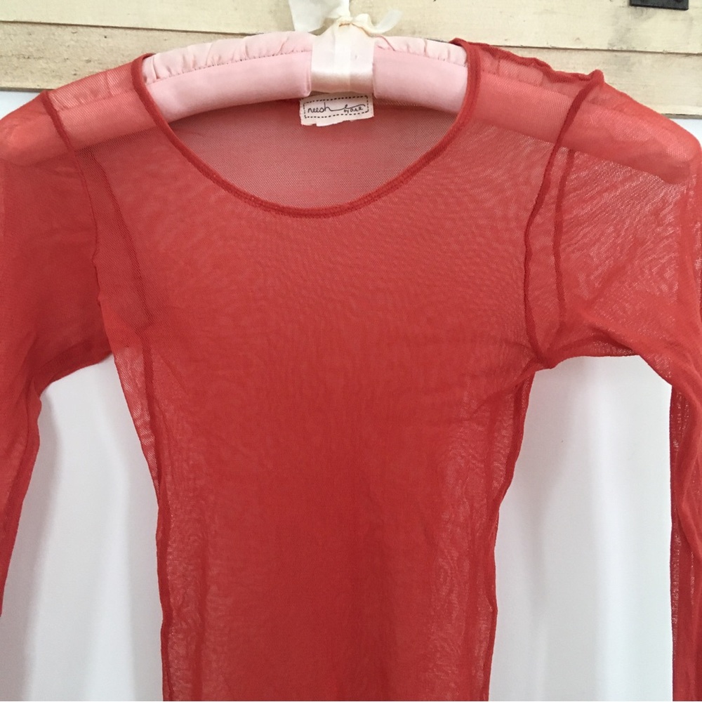 Neesh  sheer ballet dance top
